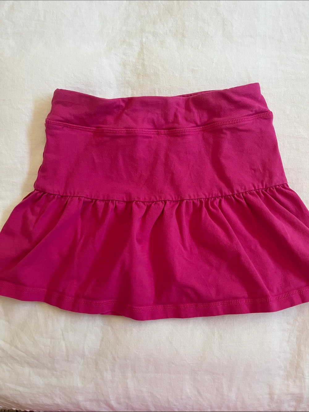 Eyelet & Ivy Hot Pink Knit Skort, Size 12